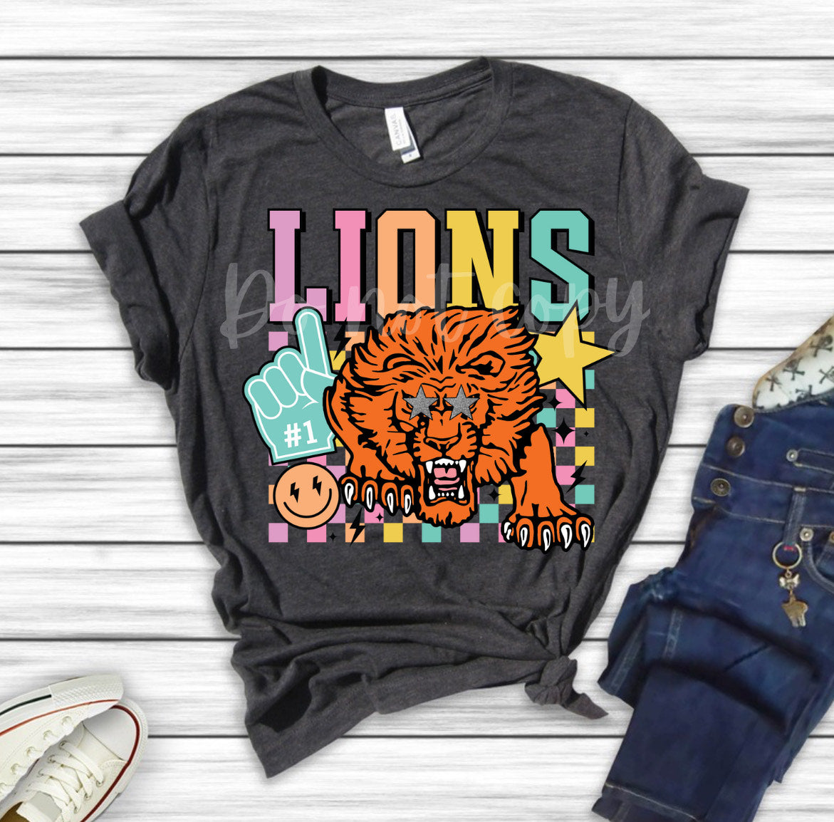 Colorful Star Eyed Lion