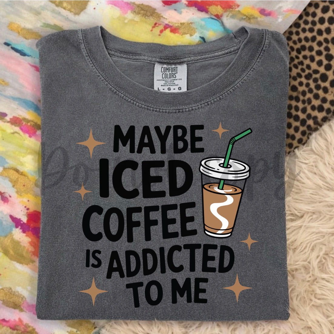 Maybe iced coffee is addicted to me