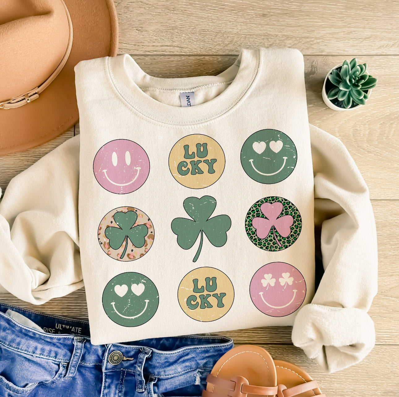 Lucky, Clover, Smiley