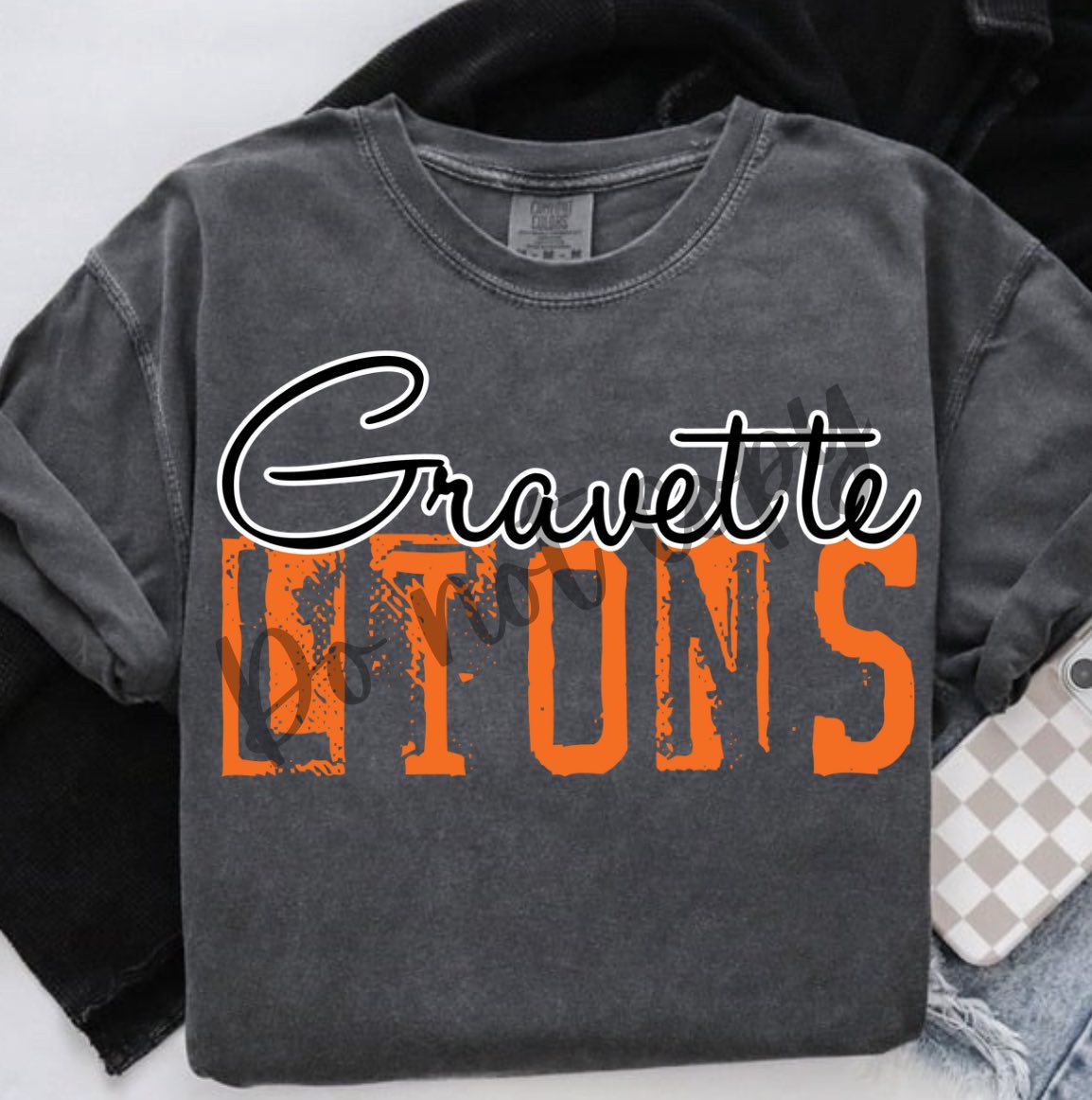 Gravette Lions Stamped