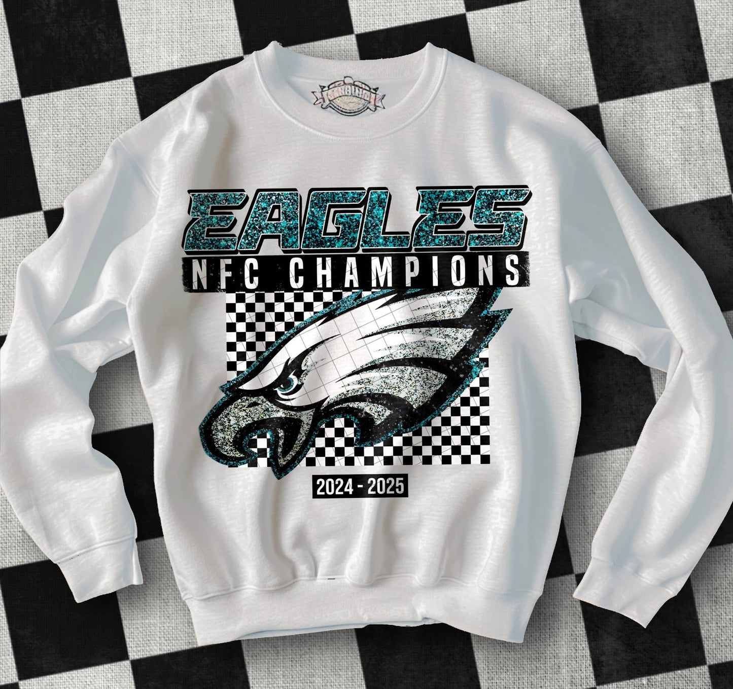 Eagles NFC glitter