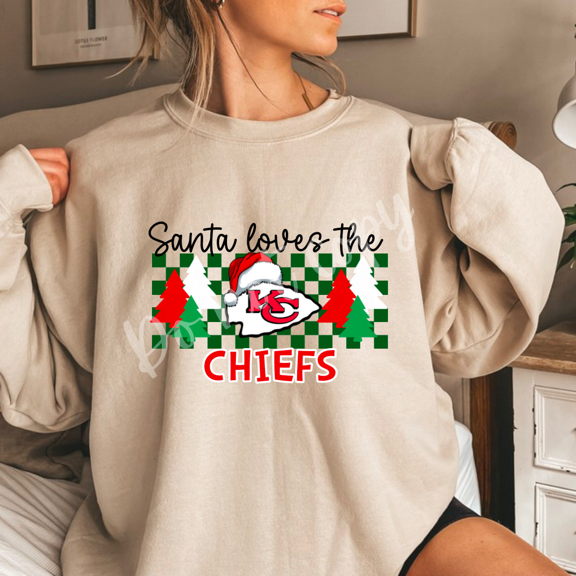 Santa loves the pro football