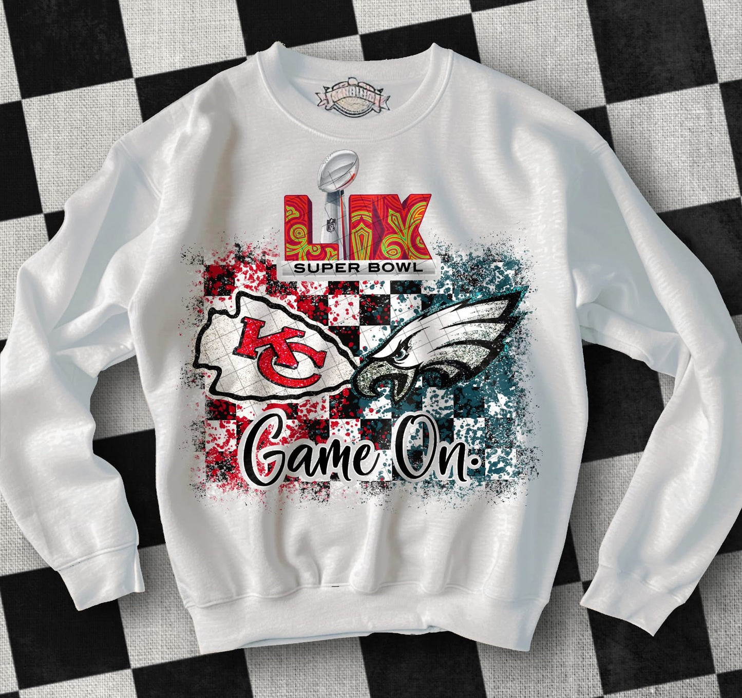 Eagles/Chiefs checkered