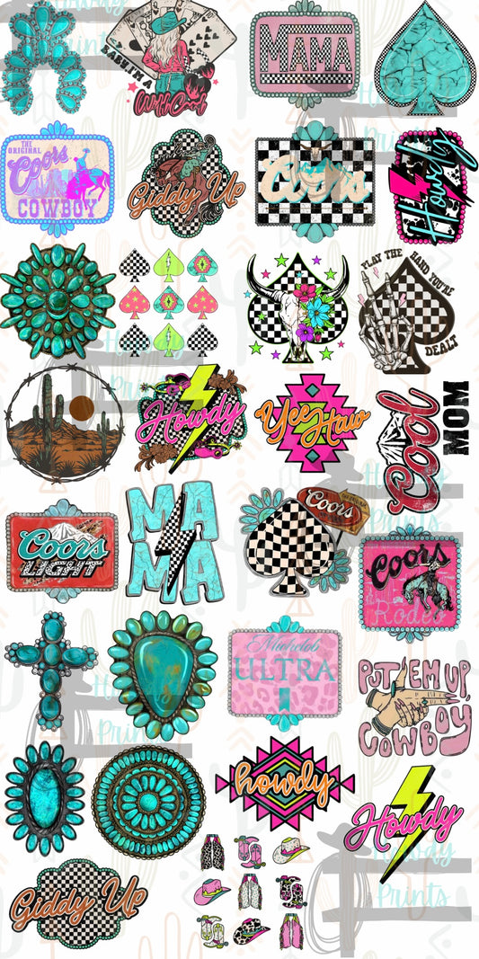 Western Hat Gang sheet