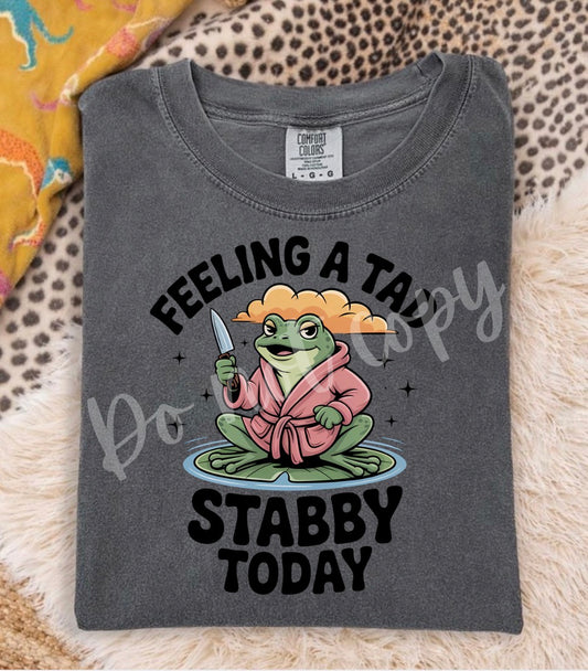 Feeling a tad stabby