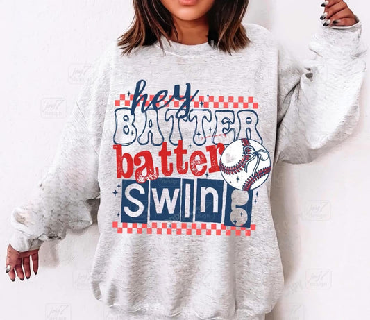 Hey batter batter swing