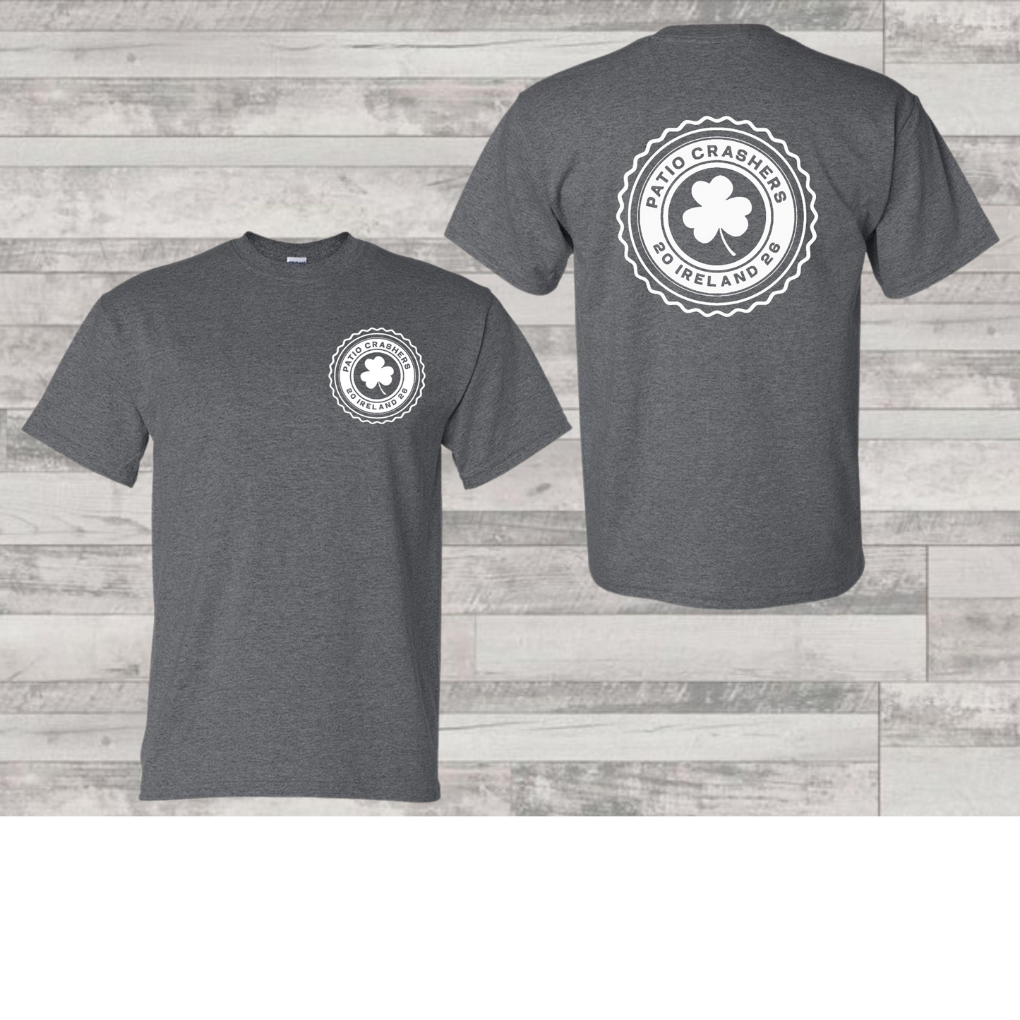 Gildan Cotton Short Sleeve- Front pocket & Back