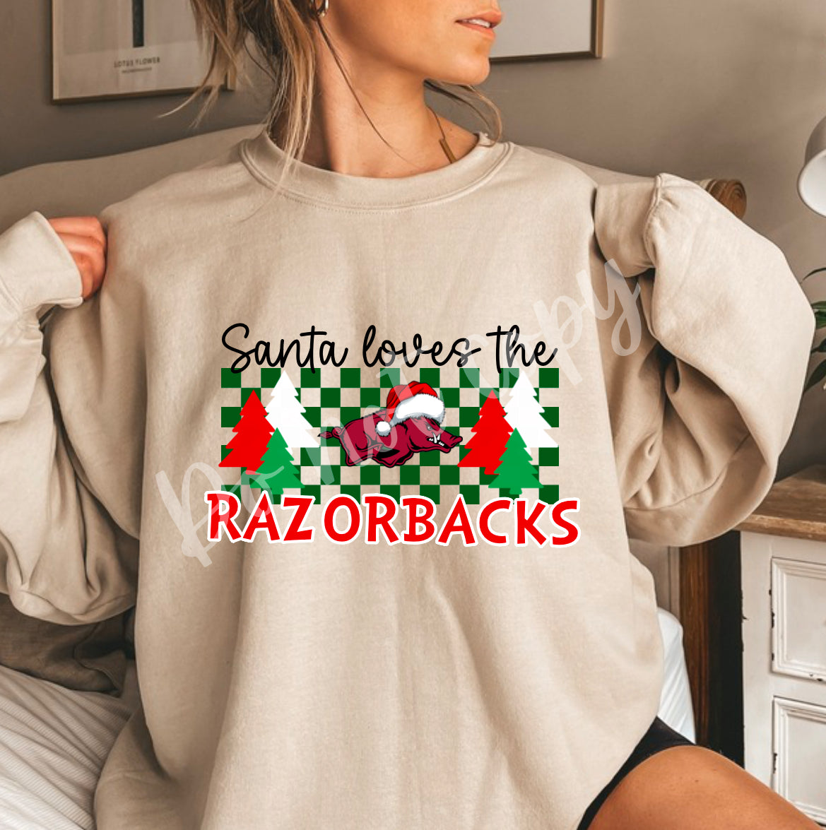 Santa loves the razorbacks