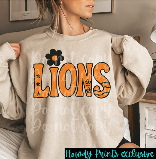 Preppy lions PRINT ONLY