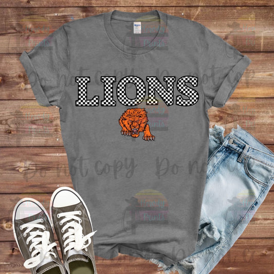 Lions Checkered