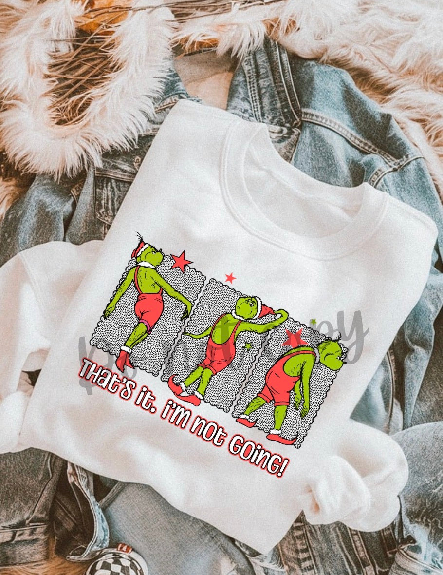 That’s it I’m not going- red