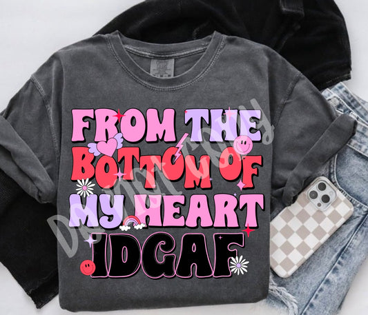 From the bottom of my heart valentine