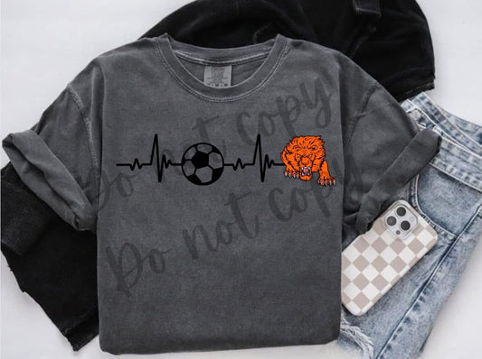 Soccer heartbeat Lions