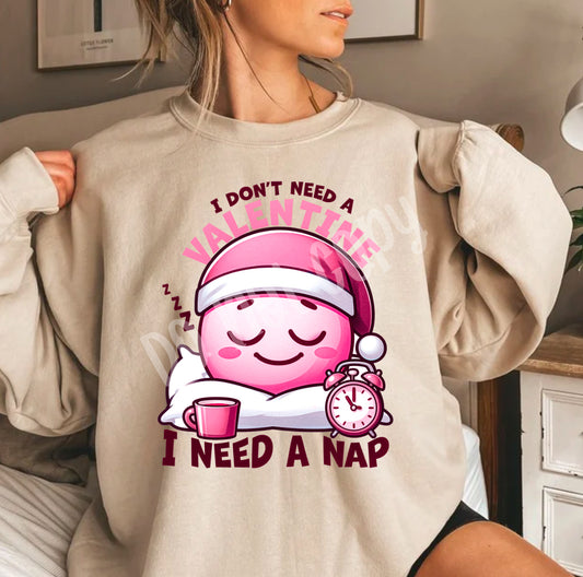 I need a nap valentine