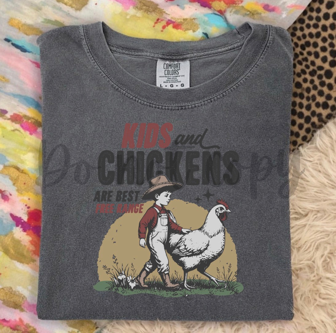 Kids & chickens are best free range