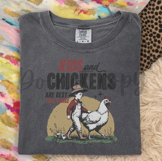 Kids & chickens are best free range