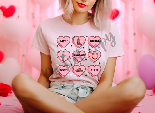 Western hearts valentine