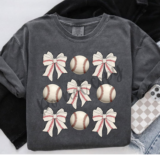 Baseball/Baseball Bow Collage