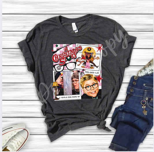 Christmas story collage