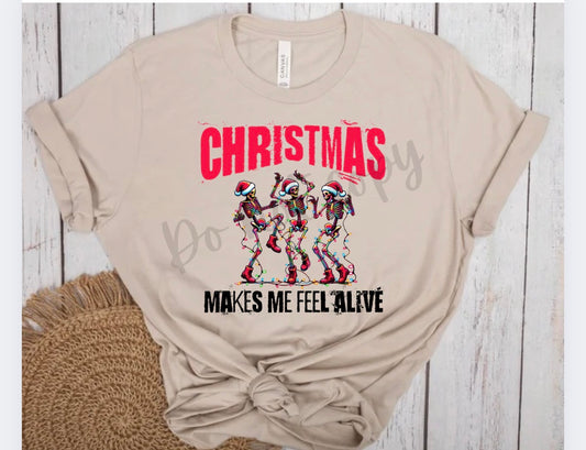 Christmas makes me feel alive