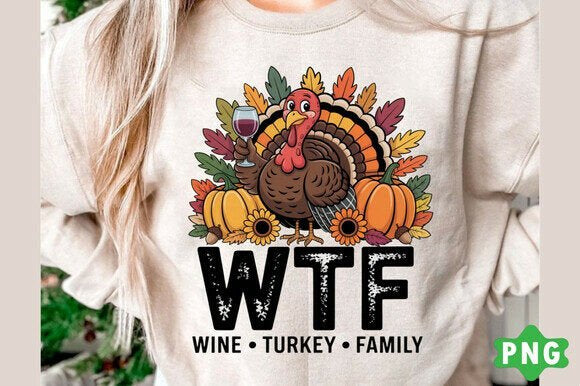 WTF- wine turkey food