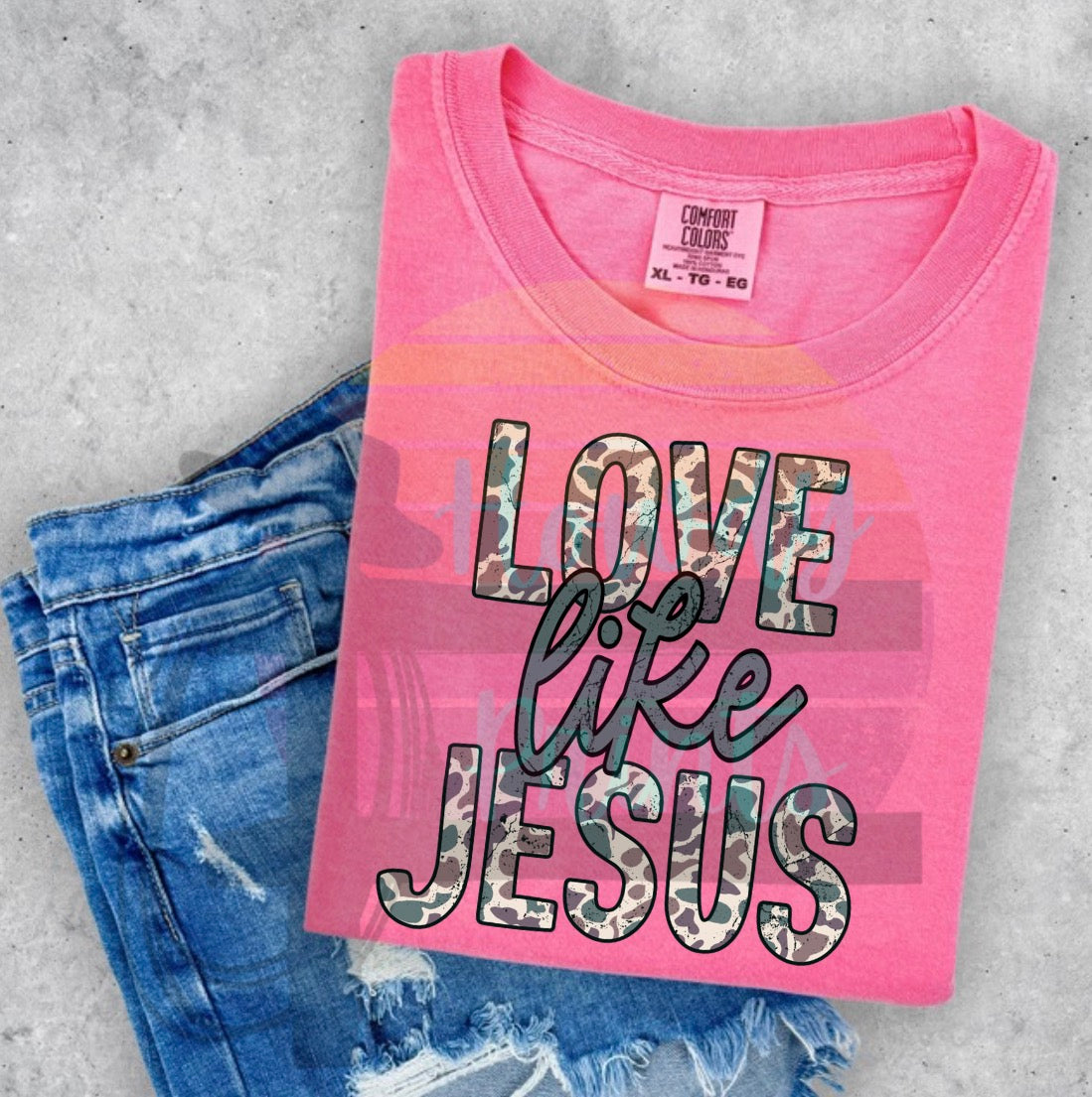 Love like Jesus camo