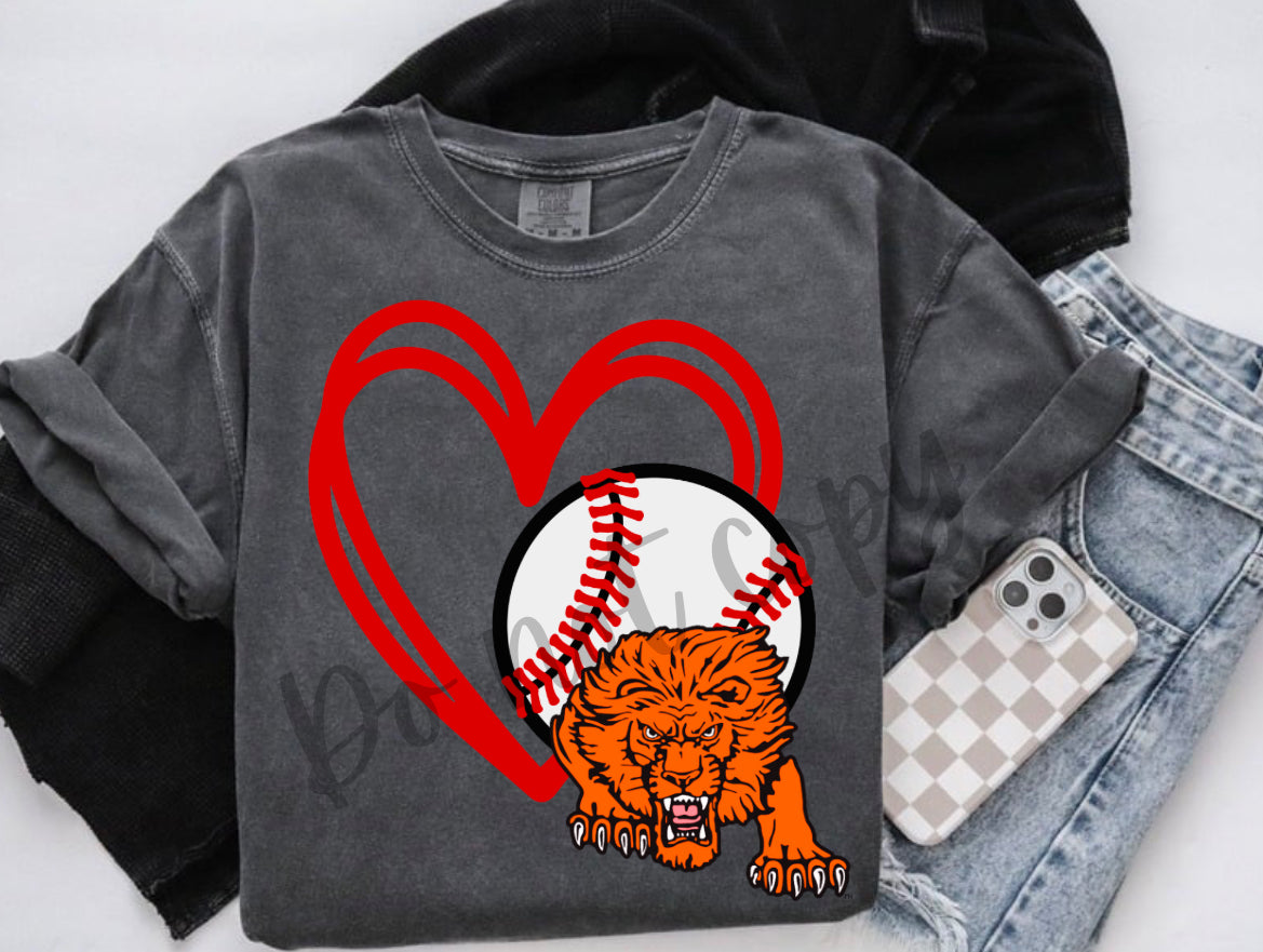 Heart baseball