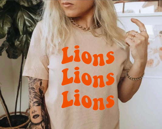 Lions Wavy