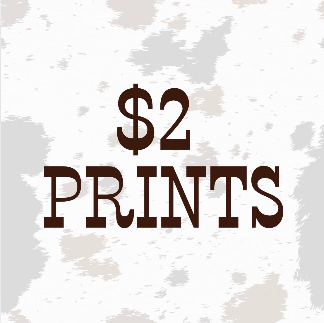 Sunday Sale Prints