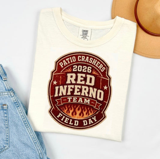 Red inferno HOODIE
