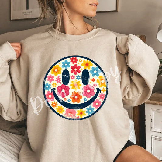 Floral smiley