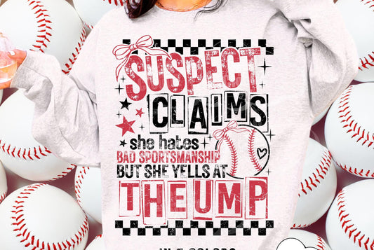 Suspect claims she hates bad sportsmanship