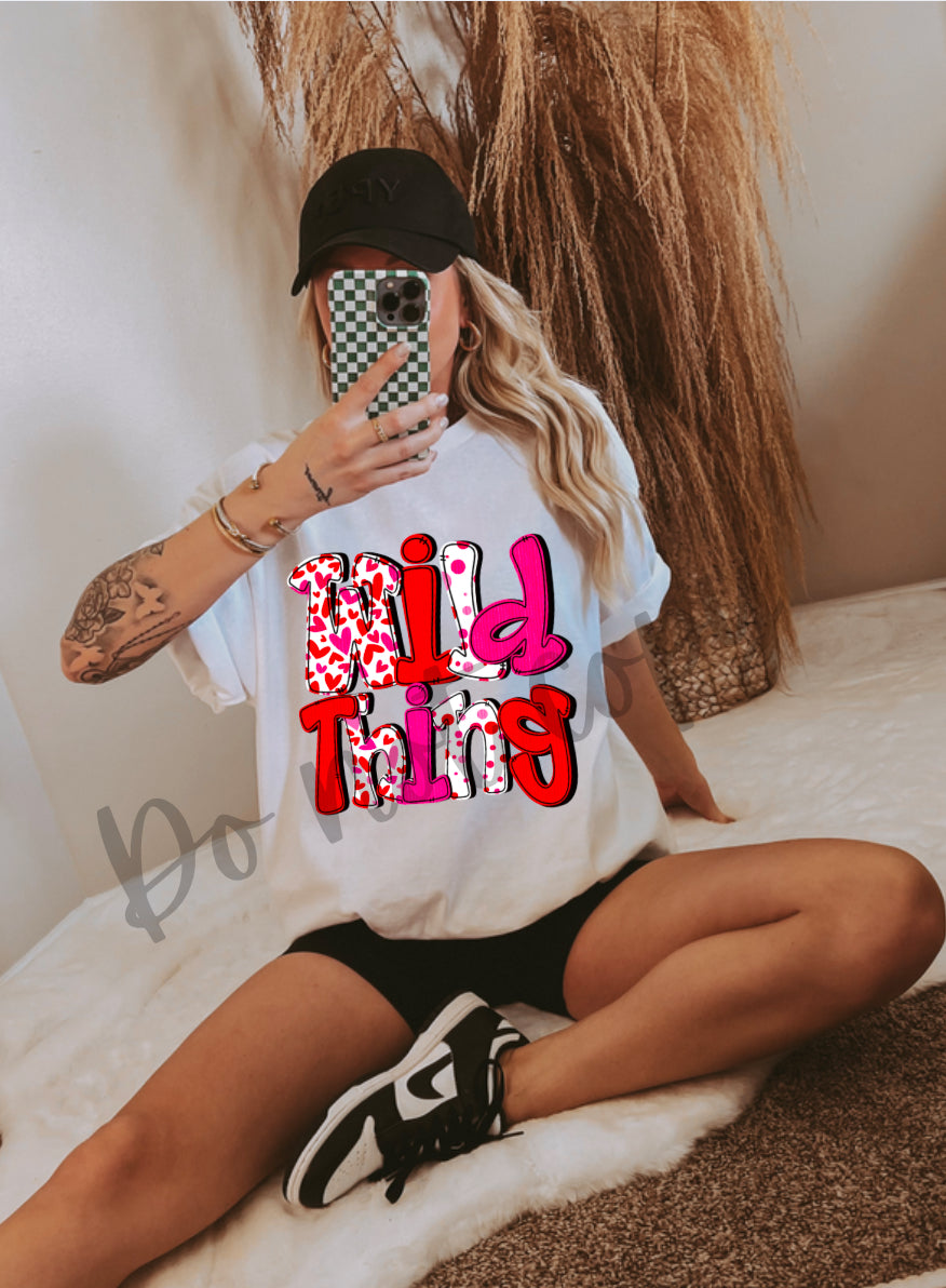 Wild thing pink valentine