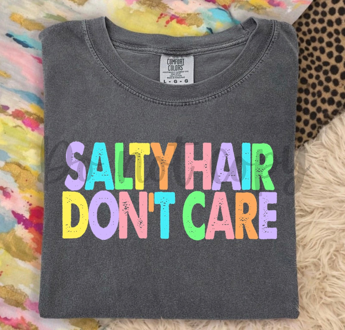 Salty hair