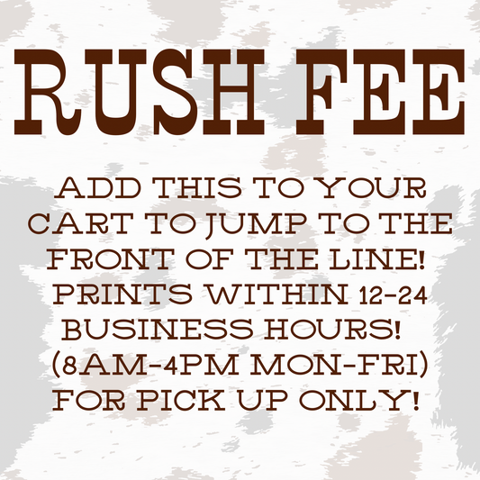 Rush Fee