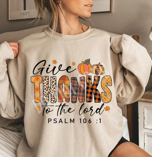 Give thanks