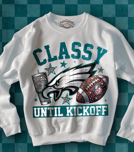 Eagles classy until kick off