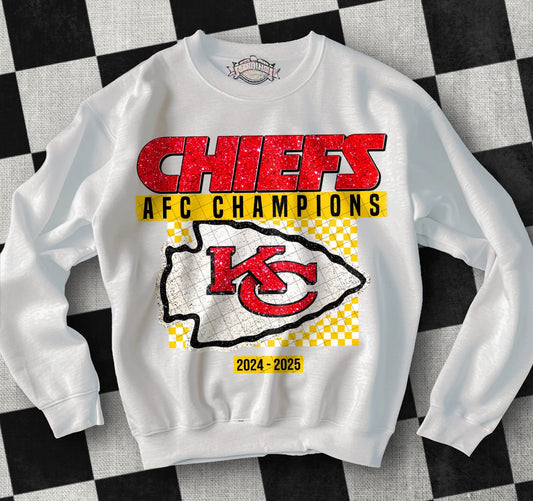Chiefs AFC glitter