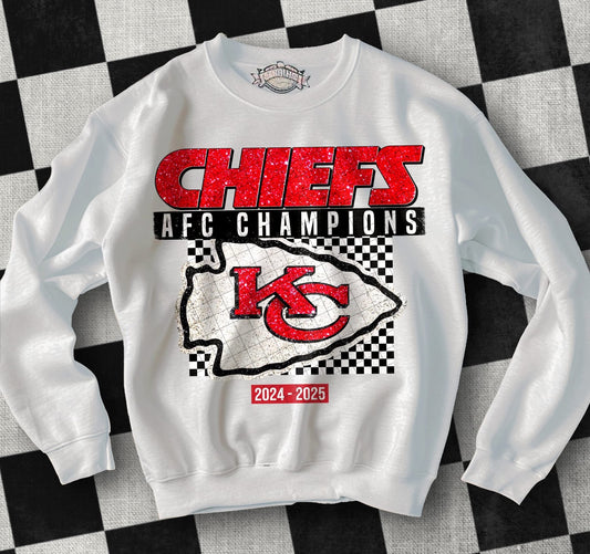 Chiefs AFC glitter 2.0