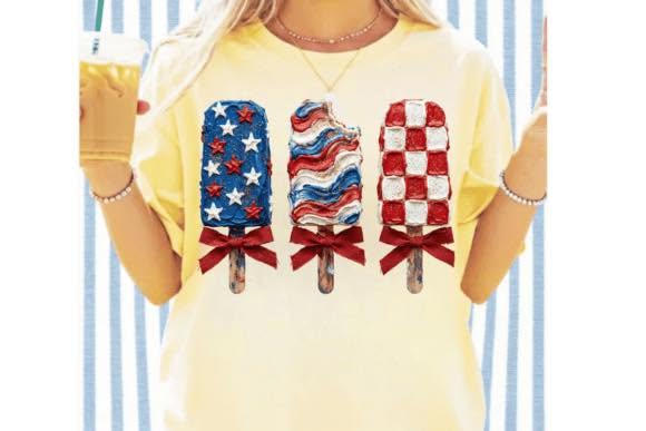4th of July popsicles