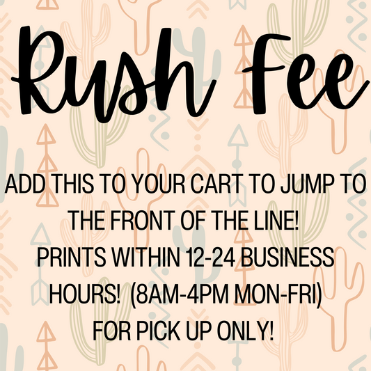 Rush Fee